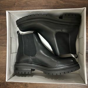 Steve Madden Billie black leather Chelsea boots